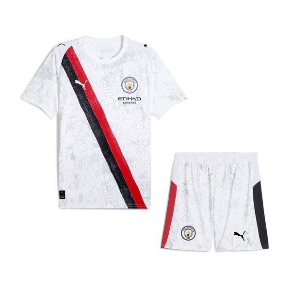 Camiseta Manchester City KidSuper Niño 2025/26 Blanco